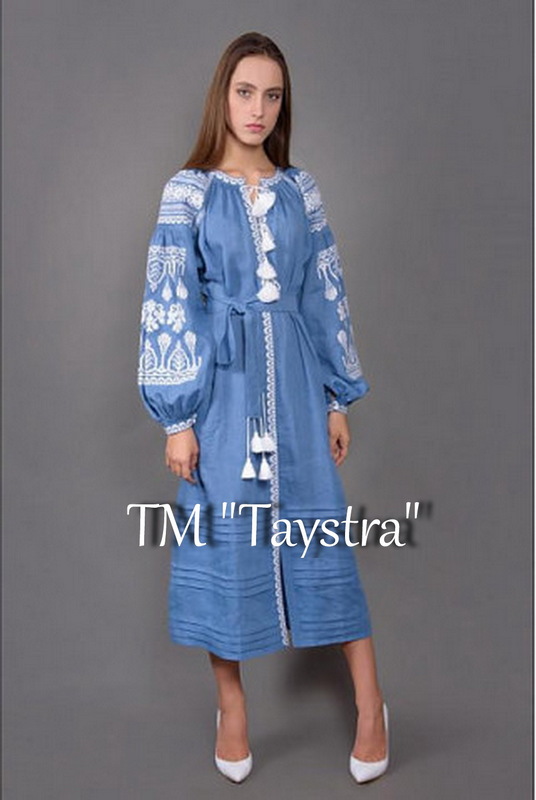 Vyshyvanka Dress Multi Color Embroidery Linen Embroidered dress Boho style boho chic, Bohemian