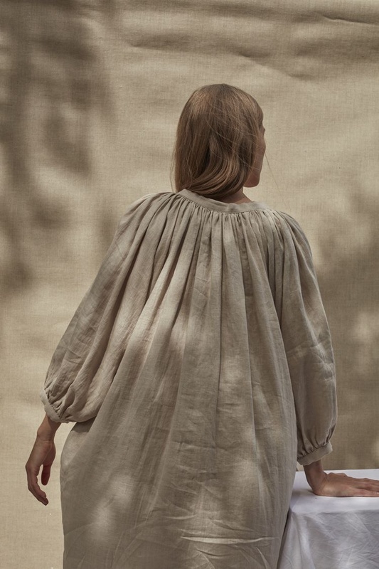 Boho Dress Natural Linen Tunic Boho Style