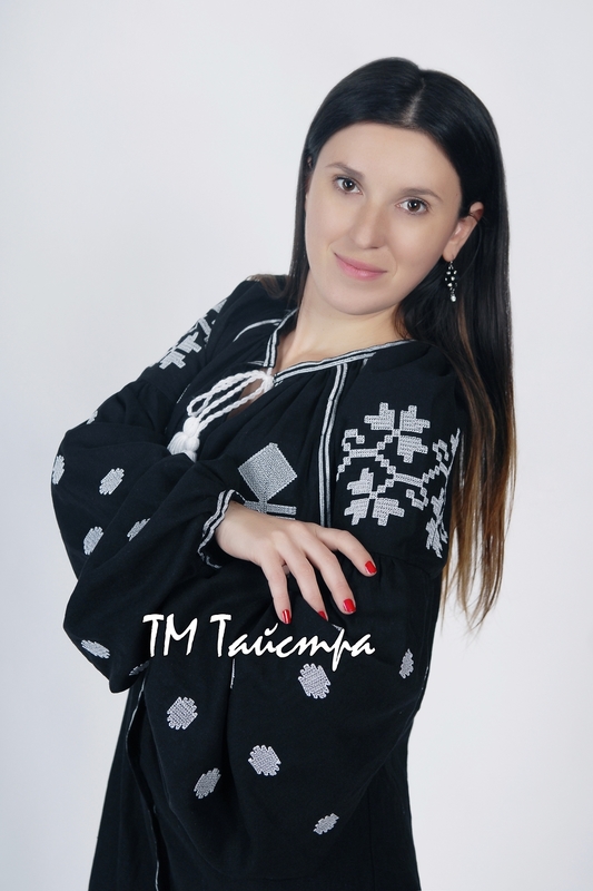 Vyshyvanka Black Maxi Dress Ukrainian embroidery, Boho, ethno, style boho chic, Embroidered Dress, Multi Color Embroidery Linen