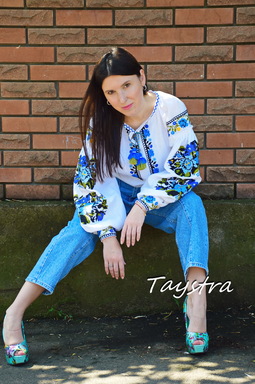 Blouse Vyshyvanka boho chic Embroidered clothes Vyshyvanka Linen Ukrainian embroider Embroidered White Blouse 
