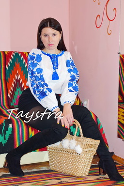 Embroidered Blouse Vyshyvanka White boho chic Embroidered clothes Vyshyvanka Linen Ukrainian Embroidered Blouse 