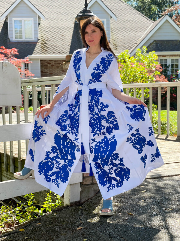 Wedding Embroidered Maxi Dress Ukrainian embroidery, Dress Embroidered Vyshyvanka