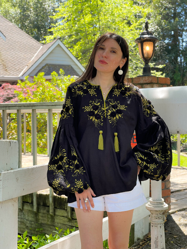 Vyshyvanka  Linen Boho style, Ukrainian embroidery, Embroidered clothes 