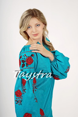 Tunic Ukrainian embroidery,Vyshyvanka Tunic Boho Mini Dress, ethno, style boho chic, Embroidered dress, Multi Color Embroidery Linen