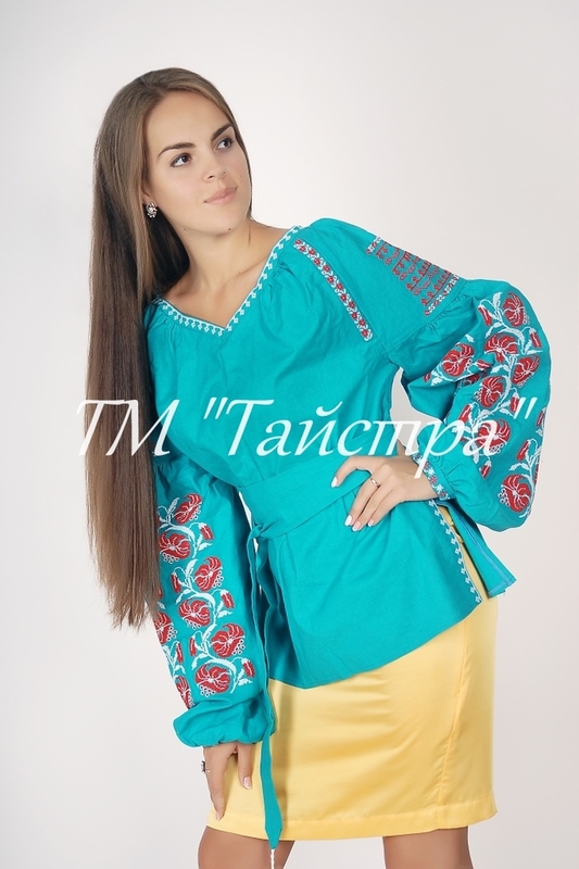 Vyshyvanka Ukrainian Embroidery, Boho, ethno, style boho chic, Embroidered Blouse, Multi Color Embroidery Linen