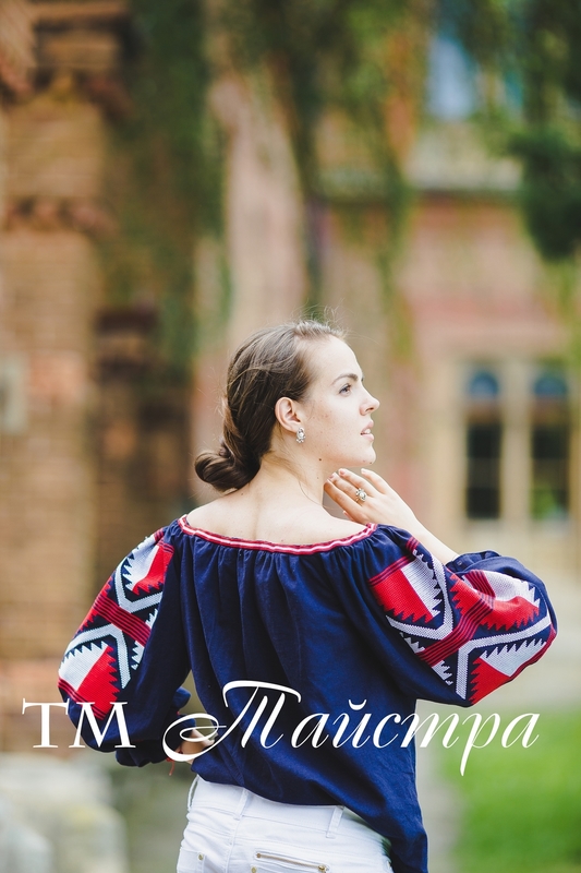  Vyshyvanka Blouse Ukrainian Embroidery, open shoulders, Blouse Linen Boho style, Embroidered clothes Bohemian, ethno