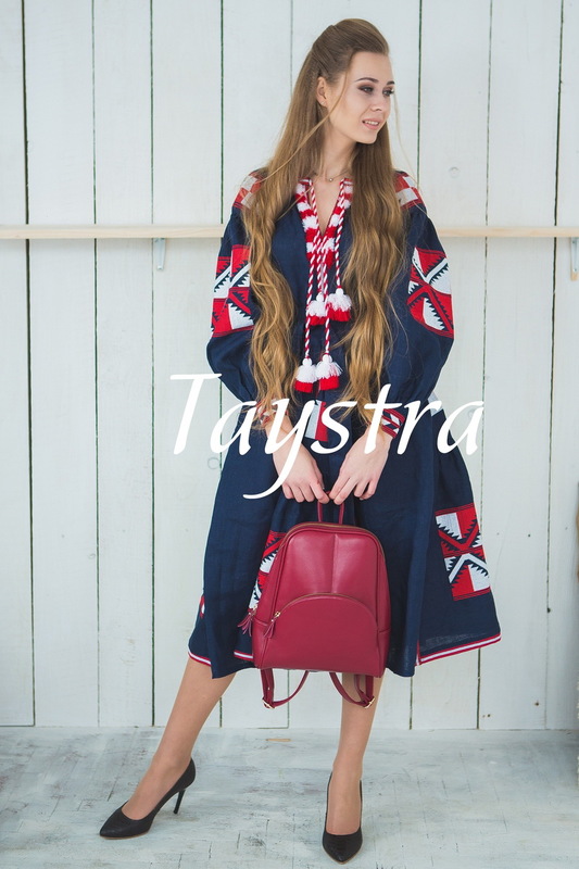 Embroidered dress Boho,4 wedges, ethno, style boho chic, Bohemian, Vyshyvanka Dress Multi Color Embroidery Linen, Ukrainian embroidery