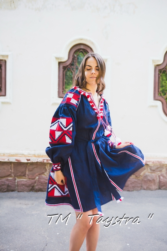 Embroidered dress Boho,2 wedges, ethno, style boho chic, Bohemian, Vyshyvanka Dress Multi Color Embroidery Linen, Ukrainian embroidery